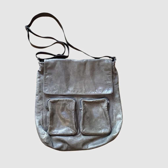 Rudsak Leather Messenger Bag Vintage Men Women Unisex - Picture 1 of 13